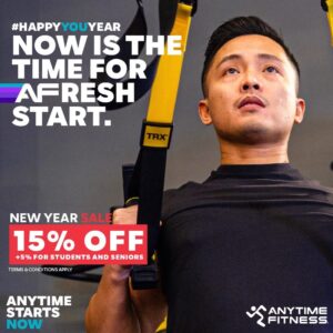 Anytime Fitness – New Year Sale (Save Up To 35%) on Memberships & Personal Training